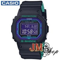 ราคา CASIO G-Shock นาฬิกาข้อมือผู้ชาย สายเรซิน รุ่น GW-B5600BL-1DR (สีดำ / เขียว) (7447825632)