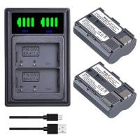 ราคา BP511 10D BP511A BP-511 BP 511 511A 40D แบตเตอรี่ LED USB Dual Charger สำหรับ Canon EOS 2x D60 20D 30D 5D G6 (22067710448)