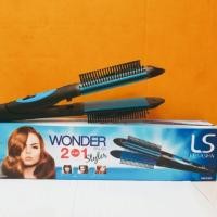 ราคา Lesasha Wonder 2 in 1 brush (เครื่องหนีบผมและม้วนผม) (76794889)
