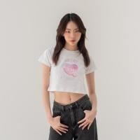 ราคา ✨New✨Vibes.brandd 〰️ Heart Beat - Crop Top cotton100% 〰️☁️ เสื้อครอป (24365818927)
