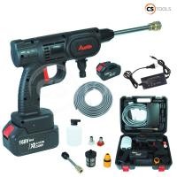 ราคา Austin เครื่องฉีดน้ำแรงดันสูงไร้สาย ปืนอัดฉีดน้ำแรงดันสูงไร้สาย ปืนอัดฉีดล้างรถ แบต 1 ก้อน แรงสุด 168V (กระเป๋า) (14112041231)