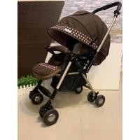 ราคา รถเข็นเด็ก แบรนด์ Aprica รุ่น Luara สีน้ำตาลลายจุดพร้อมซัพพอร์ต (6072588621)