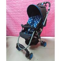 ราคา Graco รถเข็น CitiLite R Plus สีฟ้าลายดาว สภาพสวย 88% (2721885247)