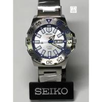 ราคา นาฬิกา ไซโก้ ผู้ชาย รุ่น SRP481K1 Snow Mini Monster Automatic หน้าปัดสีขาว สายสีเงิน ของเเท้ 100% CafeNalika (3719558873)