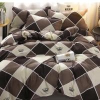 ราคา ผ้าปู7ฟุตลายกราฟฟิคมงกุฎ ครบชุดพร้อมผ้านวม (19104156419)