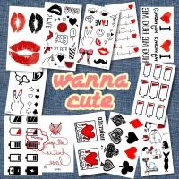ราคา แทททูมินิมอล แทททู มินิมอล แทททูลอกลาย ลอกน้ำ สติ๊กเกอร์ แทททูราคาถูก ราคาถูก น่ารัก tattoo minimal (4657462149)