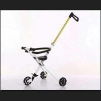 ราคา รถเข็น 3 ล้อแบบพกพา มีที่กันตก(ที่กันตกถอดออกได้ค่ะ) (502226180)
