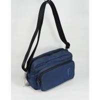 ราคา ELLE Bag กระเป๋าสะพายผู้หญิง ผ้าไนล่อน สีน้ำเงินกรมท่า รุ่นสตรีทสปอร์ต ของแท้100% (21864957795)