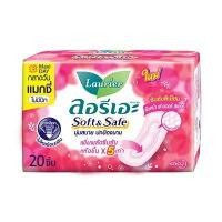 ราคา ลอรีเอะ ซอฟท์แอนด์เซฟ แมกซี่ ผ้าอนามัยแบบไม่มีปีก 22 ซม. 20 ชิ้น(8851818191839) (16499395848)