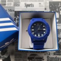 ราคา Adidas Originals Black Dial White Silicone Mens Watch ADH3132 (475467278)