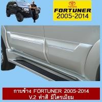 ราคา กาบข้าง FORTUNER 2005-2014 V.2 ทำสี มีโครเมียม Ao (12649872781)