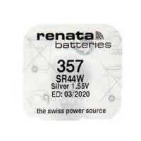 ราคา ถ่านกระดุม Renata 357 เบอร์ ‪SR44W , 357 1.55V แบ่งจำหน่ายเป็นเม็ด จำนวน 1เม็ด,5เม็ด (24669032107)