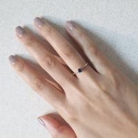 ราคา Amano minimal Ring​ แหวนมินิมอล พลอยลอนดอนบลูโทพาส สีฟ้าน้ำทะเล (1216801116)