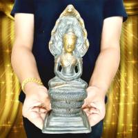 ราคา พระนาคปรกทวารวดี(สูง25ซม.)เป็นพระศิลปะยุคโบราณ เนื้อโลหะสำริด องค์นี้อายุเก่าแก่มาก แค่สัมผัสบูชาก็รับรู้ถึงพลังงาน B (21032191760)