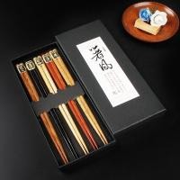 ราคา ชุดตะเกียบไม้ สไตล์ญี่ปุ่น สําหรับใส่ช้อนส้อม 5 คู่ ต่อชุด (17801379178)