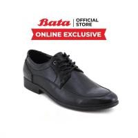 ราคา Bata บาจา รองเท้าหนังคัทชู แบบผูกเชือก ทางการ สวมใส่ง่าย เรียบหรู มีสไตล์ สำหรับผู้ชาย รุ่น Bobby สีดำ 8806010 (12844837121)