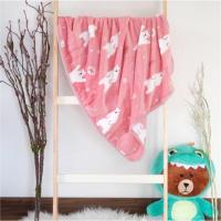 ราคา ผ้าห่มผืนเล็ก ลาย Rose pink bear (533541651)