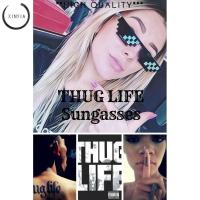 ราคา ✨✨แว่นตาโมเสค แว่นกันแดดโมเสค แว่นตา กันแดด แฟชั่น พิกเซล ถ่ายรูป thug life ผู้หญิง ผู้ชาย 1 ชิ้น (2163255702)