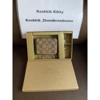 ราคา กระเป๋า Coach mini wallet on chain สี2 tones box setของแท้ นำเข้าจากอเมริกา (10683906775)