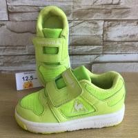 ราคา Le coq sportif สีเขียวมะนาว ใหม่กริบวัดขนาดด้านในยาว 12.5cm(รองเท้าเด็กมือสองของแท้) (1443496900)