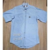 ราคา เสื้อเชิ้ตยีนส์ Wrangler แท้ มือสอง สภาพใหม่มากคะ (18594584976)