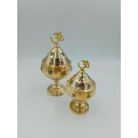 ราคา ตะเกียงน้ำมัน ตะเกียงจุดไฟ ทองเหลืองจากอินเดีย (21583675124)