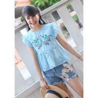 ราคา เสื้อฉลุ ปักลายดอกไม้ (1442726902)