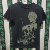 ราคา เสื้อยืดมือสอง ต่างประเทศ การ์ตูน อนิเมะ BLEACH Size S.อก19/ยาว26.5 (24007273713)