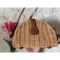 ราคา กระเป๋าสาน มีสายหนังสะพายยาว ลายสานสวย ซื้อมาจากเวียดนาม (7434360704)