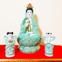 ราคา เจ้าแม่กวนอิมปางประทานพร งานกังไสนำเข้าจากประเทศจีน ผ่านพิธีพุทธาภิเษกแล้วจากวัดจีน(ความสูง10นิ้ว) (8570513433)