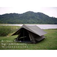 ราคา (sale)สินค้าพร้อมส่งจากไทย เต๊นท์ เดินป่าสไตล์วินเทจ ทรง Swiss Army (21072664913)