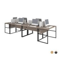 ราคา INDEX LIVING MALL ชุดโต๊ะทำงานขาเหล็ก 6 ที่นั่ง พร้อมแผ่นกั้น รุ่นแอคทีฟ (23934327063)