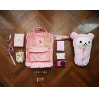 ราคา กระเป๋าเป้ kanken รุ่นclassic สี pink ของแท้ (22617339)