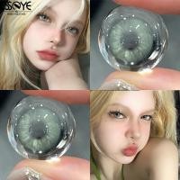 ราคา (เกรด & Cod) Ksseye คอนแทคเลนส์ สีม่วง พร้อมสายตาสั้น สีเทา 1 ปี 14.2 มม. (18279660619)