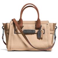 ราคา Coach Swagger27 สีครีม/น้ำตาล แท้100% (4619976420)