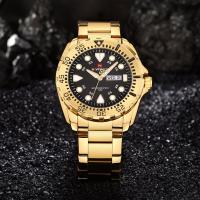 ราคา หรูหราในราคาเบาๆนาฬิกาข้อมือชาย กันน้ำ naviforce watch แท้ รุ่นNF9105-GB สายแสตนเลส ของแท้100% (840523589)