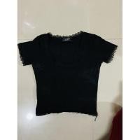 ราคา เสื้อครอป แต่งชายลูกไม้ เข้ารูปสวย (9635622341)