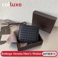 ราคา ⭐️ New! Bottega Veneta 8 cards wallet with box BV กระเป๋าสตางค์ผู้ชาย Black weave Men's Wallet 113993 กระเป๋าสตางค์สองพ (23886208338)
