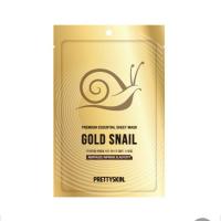 ราคา Premium Essential Sheet Mask Gold Snail Prettyskin. (25113360477)