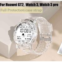 ราคา สาย Huawei watch GT 2 สายนาฬิกา Huawei watch 3 , Huawei watch 3pro Strap Soft Clear Electronic Style Strap For huawei gt2 , Huawei watch 3 pro Transparent Protective Case Strap (13502775102)