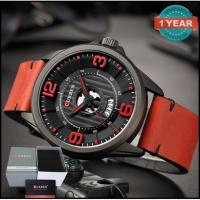 ราคา Curren นาฬิกาข้อมือผู้ชาย Chronograph แสดงวันที่ สายหนัง รุ่น C8305 (2064210037)