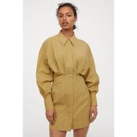 ราคา Pre-owned Mini Shirt Dress (H&M) // ส่งต่อชุดมินิเดรส H&M (New collection) สภาพเหมือนใหม่ (7763030689)