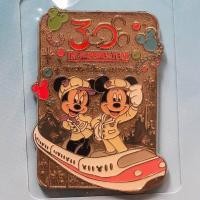 ราคา Happy New Year 30th Resort Line Pin Badge - Mickey&Minnie เข็มกลัดดิสนีย์ มิกกี้ แอนด์ มินนี่ ของสะสมจาก Tokyo Disney (16596303183)