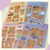 ราคา [พร้อมส่ง] สติ๊กเกอร์ติดไอแพด สติ๊กเกอร์การ์ตูน สติ๊กเกอร์ตกแต่ง Dessert bear (9670657566)