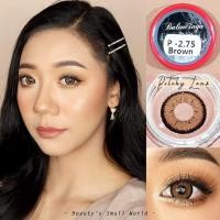 ราคา คอนแทคเลนส์ Pitchy lens รุ่น Balenciga brown (6356811894)