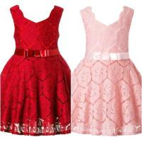 ราคา ชุดออกงาน เดรสแขนกุด ผ้าลูกไม้ (1668992216)