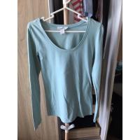 ราคา เสื้อแขนยาวสีฟ้า -มิ้นท์ แบรนด์ FOREVER21 สภาพใหม่ ผ้าcotton 100% ใส่สบาย Size M (16284600891)