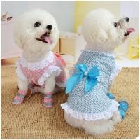 ราคา เสื้อหมา เสื้อแมว / ชุดกระโปรงหมา ชุดกระโปรงน้องหมา ลายจุดดาว+โบว์ สีหวาน ๆ / เสื้อหมาเล็ก แมวน้อย สวยๆ จร้าา (4266679231)