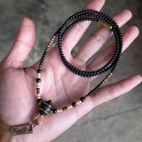 ราคา สร้อยกะลา 5 มงคล (ขนาดเม็ด 3 มิล เสริมเส้นทอง) (25454683516)