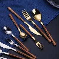 ราคา Bakery D'VER ❤️ ขายแยกชิ้น ข้อนกินข้าวเกาหลี ส้อมสแตนเลส มีดสเต๊ก ส้อมจิ้มผลไม้ ช้อนช้า ด้ามจับพลาสติก ABS ลายไม้ (25815260522)